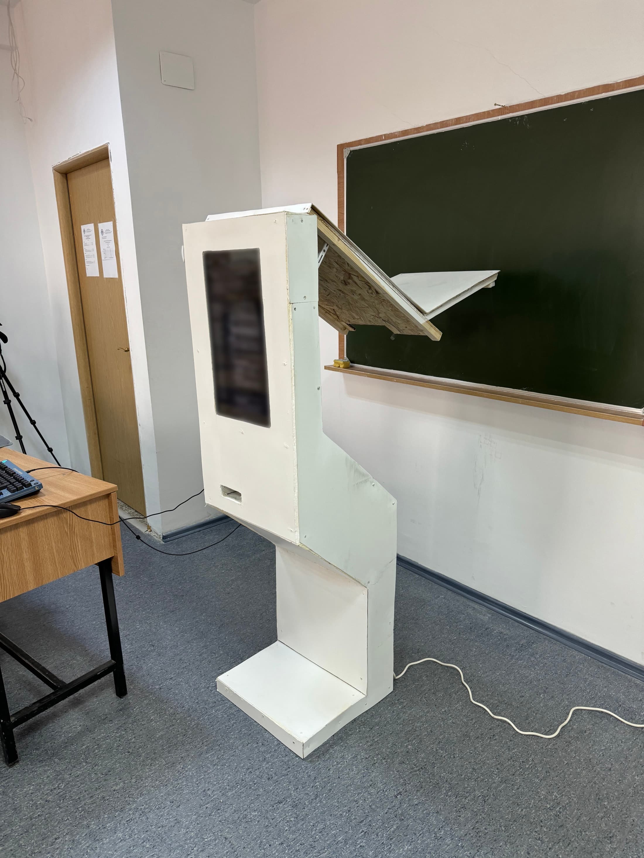 VitaLink prototype with open service door exposing internal components