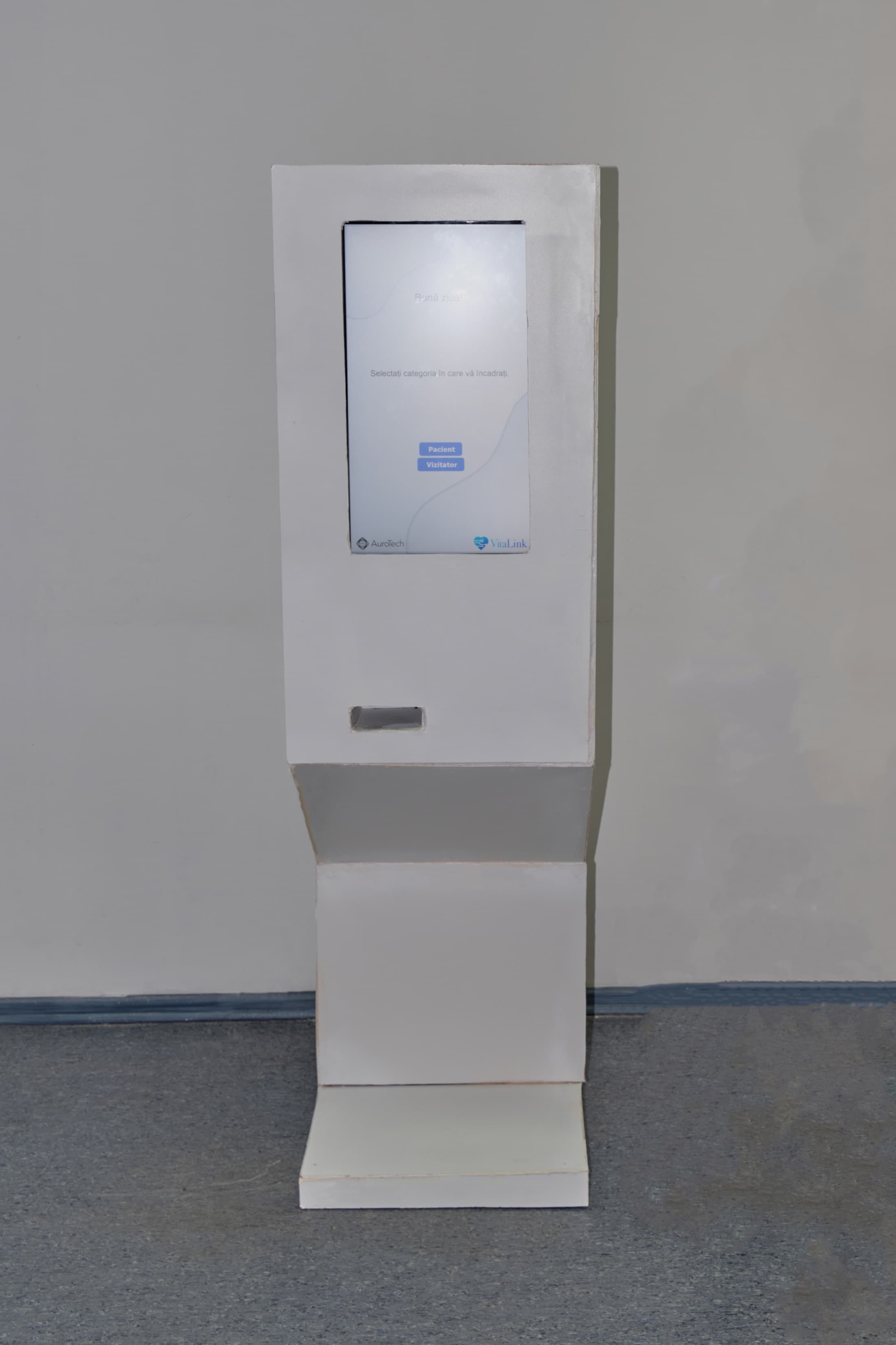 VitaLink full-size prototype running the software interface